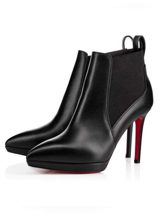 Christian Louboutin Shoes - NIB Christian Louboutin Calfskin
Crochinetta 100 Ankle Boots Size 37.5